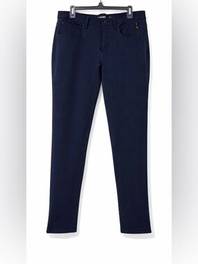 Fourlaps Mens pants size 32x32 navy blue performance Slim Stretch Golf polyester